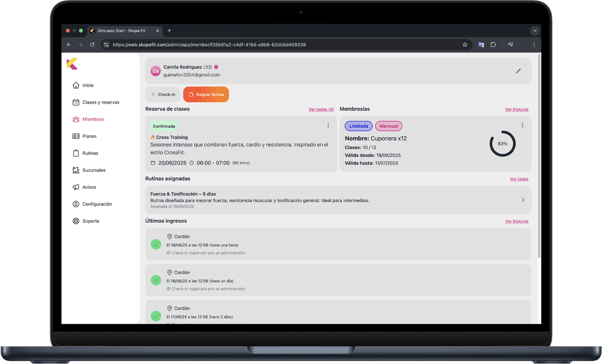 Gestión de miembros y membresías en Keeper